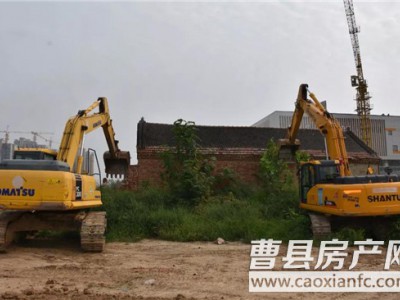刚刚！曹县这个片区的一处房屋被依法强制拆迁