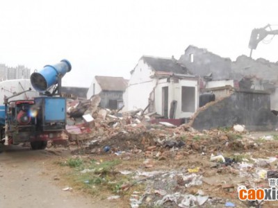 曹县城区一棚改片区两处遗留房屋主动交付被拆除