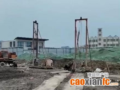 曹县庄寨镇政府服务中心大楼开工建设