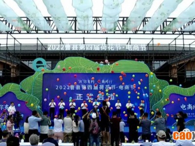 2022曹县第四届荷花节·电商节开幕